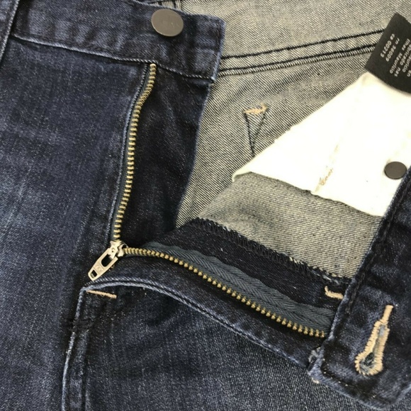 Calvin Klein Denim Jean Bermuda Shorts Sz 28 Dark